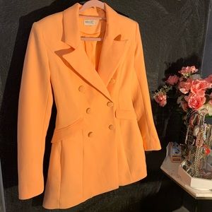 House of CB Orange Blazer Dress